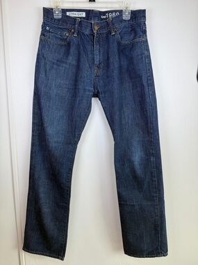 Gap 1969 Straight Leg Jeans Mens 31x30 Medium Wash Classic Denim